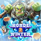 Horde 2 Winter winter-themed slot game at NuStar Online App